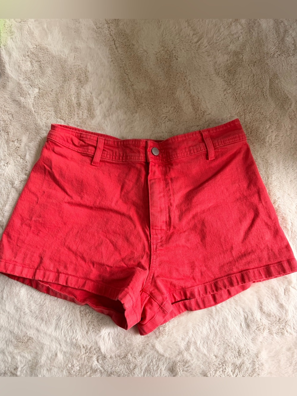 Universal Thread Sailor Shorts Size 12 Coral Red High Rise